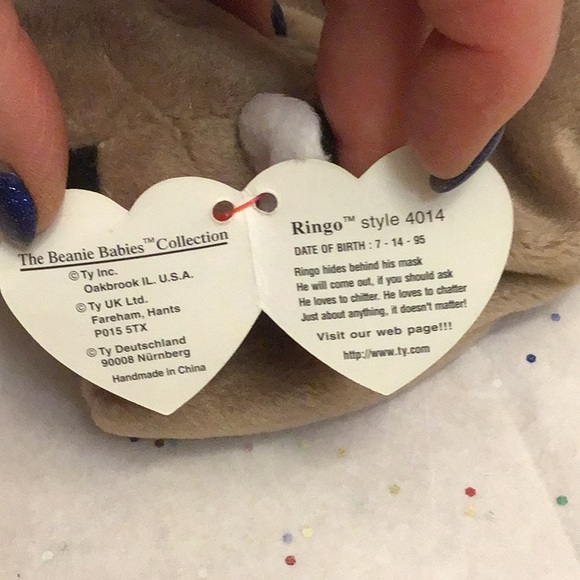 TY Original Beanie Baby retired vintage, new w tags, Ringo 1995 - Picture 4 of 8